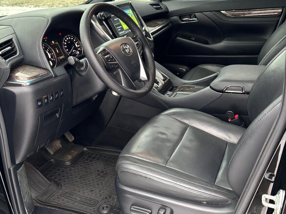 2021 Toyota Alphard III Рестайлинг, чёрный, 4600000 рублей - вид 11