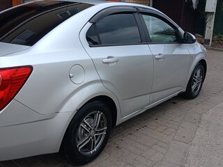 2012 Chevrolet Aveo II, серебристый, 530000 рублей, вид 5