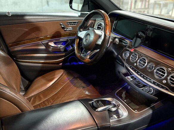 2014 Mercedes-Benz S-Класс 350 CDI BlueTEC VI (W222, C217), чёрный, 3500000 рублей - вид 8