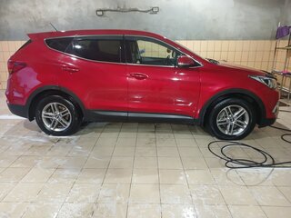 2016 Hyundai Santa Fe III Рестайлинг, красный, 1600000 рублей, вид 2