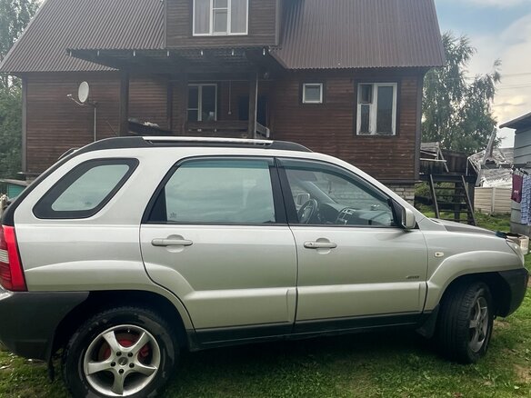 2006 Kia Sportage II, серебристый, 715000 рублей - вид 1