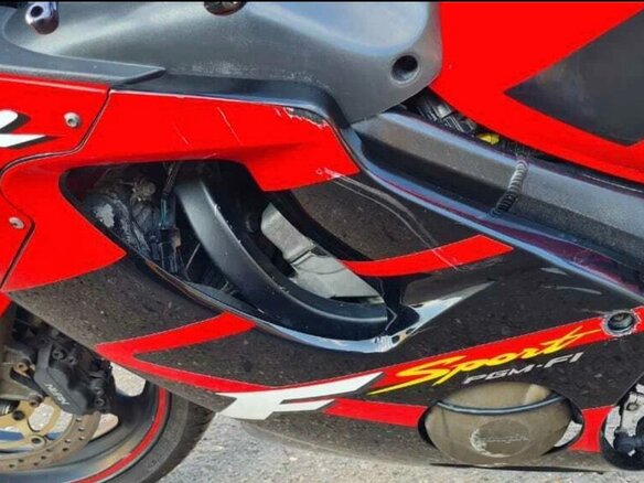 2002 Honda CBR 600F, красный, 400000 рублей - вид 6