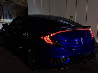 2018 Honda Civic X, синий, 1650000 рублей, вид 5
