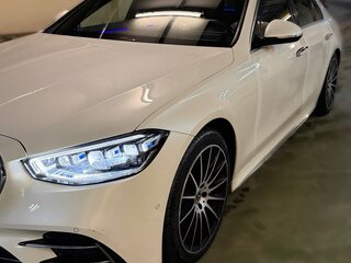 2021 Mercedes-Benz S-Класс 400 d 4MATIC VII (W223), белый, 12250000 рублей, вид 1