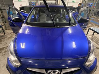 2012 Hyundai Solaris I, синий, 600000 рублей, вид 4