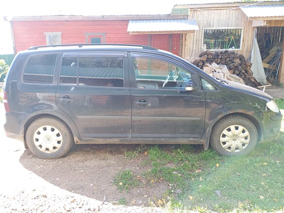 2008 Volkswagen Touran I Рестайлинг, чёрный, 450000 рублей - вид 5