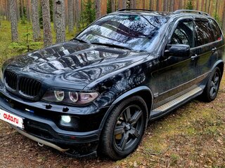 2004 BMW X5 3.0d I (E53) Рестайлинг, чёрный, 1200000 рублей, вид 1