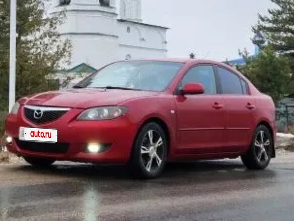 2004 Mazda 3 I (BK), красный - вид 3