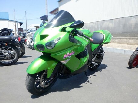 2009 Kawasaki ZX-14R, зелёный, 749000 рублей, вид 3