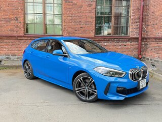 2019 BMW 1 серии 118i III (F40), синий, 2200000 рублей, вид 2