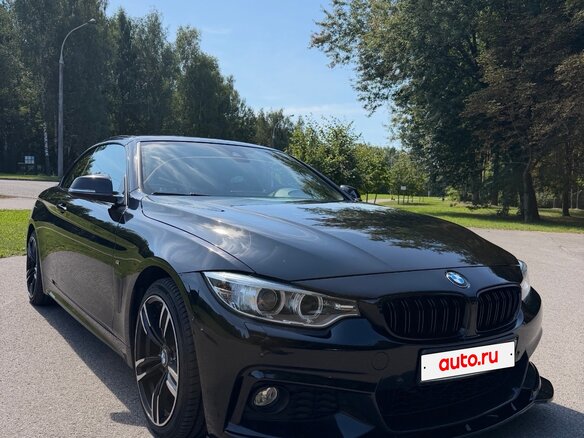 2015 BMW 4 серии 420d F32/F33/F36, чёрный, 2200000 рублей - вид 5