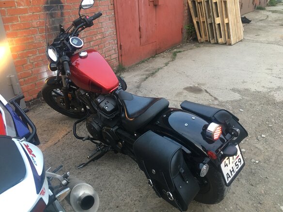 2015 Yamaha XVS950, красный, 720000 рублей - вид 3