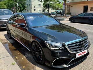 2014 Mercedes-Benz S-Класс AMG 63 AMG Long III (W222, C217), чёрный, 3200000 рублей, вид 3