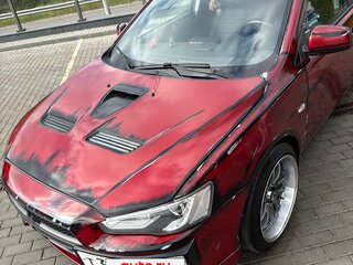 2008 Mitsubishi Lancer X, красный, 880000 рублей, вид 2