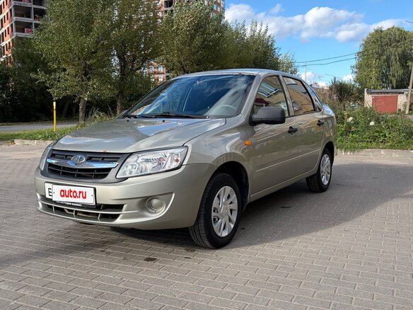 2012 Lada (ВАЗ) Granta I, серый, 315000 рублей