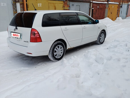 2006 Toyota Corolla Fielder IX (E120, E130) Рестайлинг, белый, вид 4