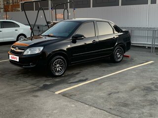 2013 Lada (ВАЗ) Granta I, чёрный, 450000 рублей, вид 4