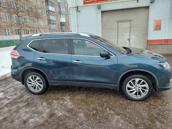 2015 Nissan X-Trail III, синий, 1800000 рублей - вид 5