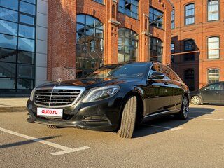 2015 Mercedes-Benz S-Класс 350 CDI BlueTEC Long 7G-TRONIC VI (W222, C217), чёрный, 2850000 рублей, вид 2