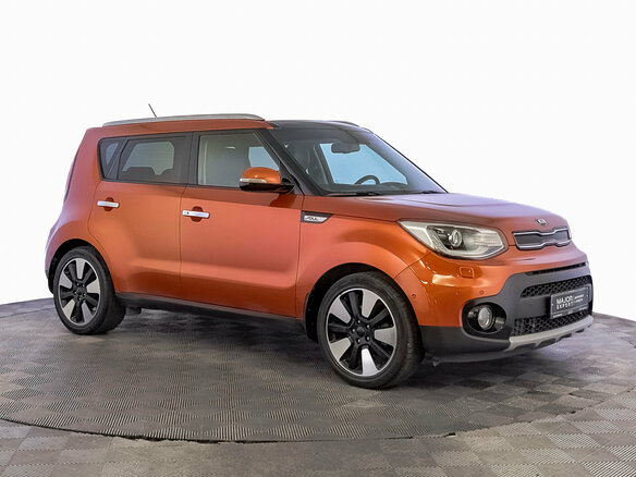 2018 Kia Soul II Рестайлинг, оранжевый - вид 2