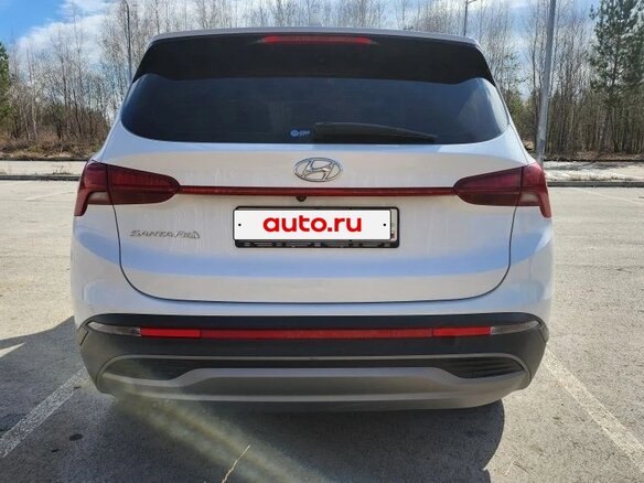2021 Hyundai Santa Fe IV Рестайлинг, белый - вид 5
