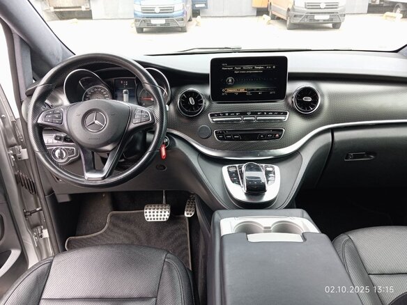 2019 Mercedes-Benz V-Класс Extra Long 300 d экстра длинный III (W447) Рестайлинг, серебристый, 6967782 рублей - вид 4