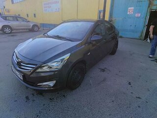 2016 Hyundai Solaris I Рестайлинг, серый, 590000 рублей, вид 3