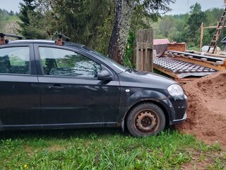 2010 Chevrolet Aveo I Рестайлинг, чёрный, 180000 рублей, вид 4