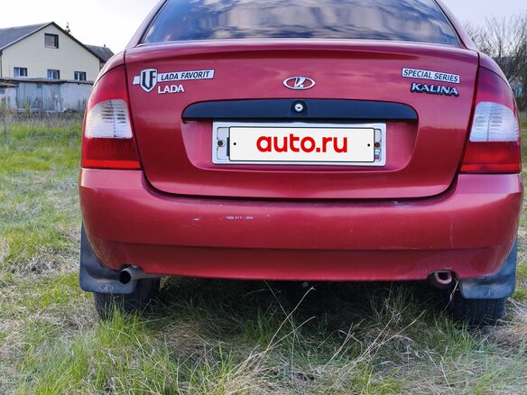 2011 Lada (ВАЗ) Kalina I, красный, 175000 рублей - вид 3