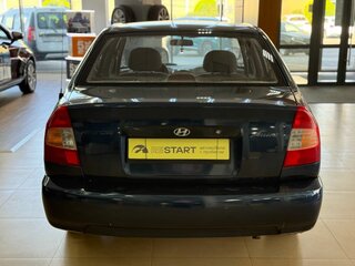 2006 Hyundai Accent ТагАЗ II, синий, 390000 рублей, вид 4