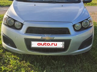 2012 Chevrolet Aveo II, серебристый, 499000 рублей, вид 1
