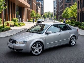 2002 Audi A4 II (B6), белый, 454000 рублей, вид 1