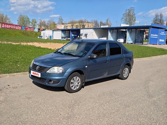 2010 Renault Logan I Рестайлинг, синий