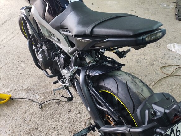 2015 Yamaha MT-09 (FZ-09), фиолетовый, 600000 рублей - вид 12