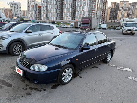 2007 Kia Spectra I Рестайлинг 2, синий, 455000 рублей, вид 2