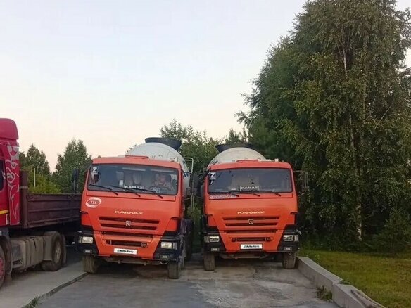 2017 КамАЗ Автобетоносмеситель, оранжевый, 3455000 рублей - вид 1