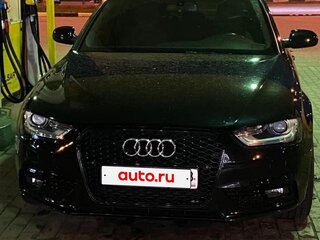 2013 Audi A4 IV (B8) Рестайлинг, чёрный, 1080000 рублей, вид 1