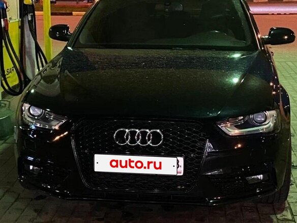 2013 Audi A4 IV (B8) Рестайлинг, чёрный, 1080000 рублей