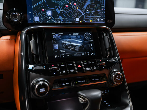 2023 Lexus LX 600 IV, чёрный - вид 34