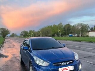 2012 Hyundai Solaris I, синий, 695000 рублей, вид 2