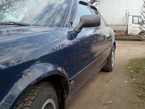 1992 Audi 80 V (B4), синий, 270000 рублей - вид 6