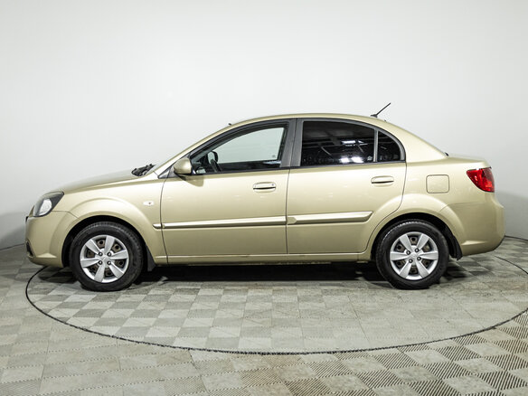 2011 Kia Rio II Рестайлинг, бежевый, 599700 рублей - вид 7