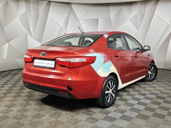 2012 Kia Rio 5-speed III, красный, 411000 рублей - вид 1