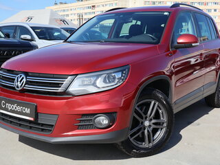 2016 Volkswagen Tiguan I Рестайлинг, красный, 1369000 рублей, вид 3