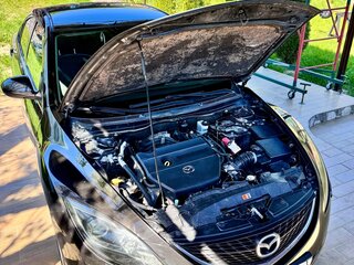 2008 Mazda 6 II (GH), чёрный, 750000 рублей, вид 5
