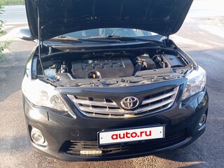 2012 Toyota Corolla X (E140, E150) Рестайлинг, чёрный, 1200000 рублей, вид 1