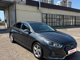 2017 Hyundai Sonata VII (LF) Рестайлинг, серый, 1550000 рублей, вид 3
