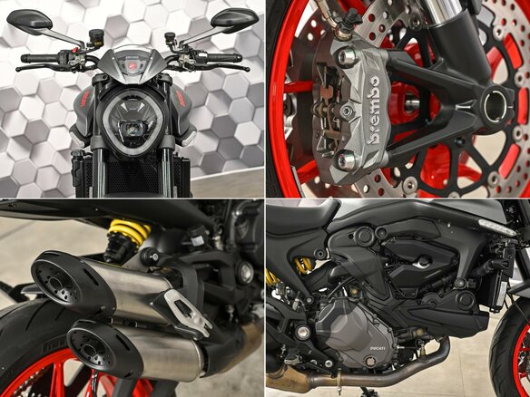2023 Ducati Monster 937, серый, 899000 рублей - вид 9