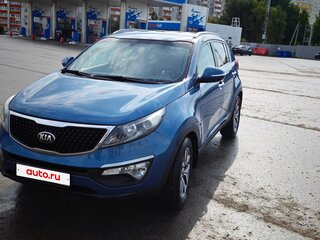 2015 Kia Sportage III Рестайлинг, синий, 1350000 рублей, вид 2