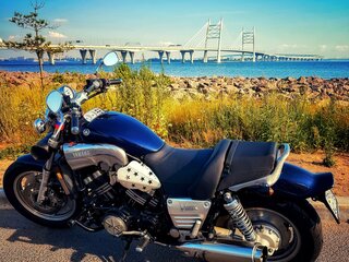 1994 Yamaha V-Max 1200, синий, 400000 рублей, вид 2